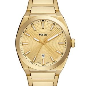 Everett 42mm Three-Hand Date Gold-Tone Stainless Steel Watch