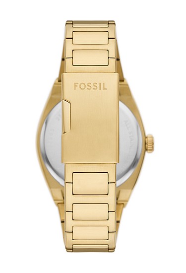 Everett 42mm Three-Hand Date Gold-Tone Stainless Steel Watch - Image 2