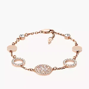 Merrit Mosaic Mother-of-Pearl Disc Station Bracelet