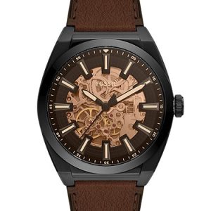 Everett 42mm Automatic Dark Brown LiteHide? Leather Watch