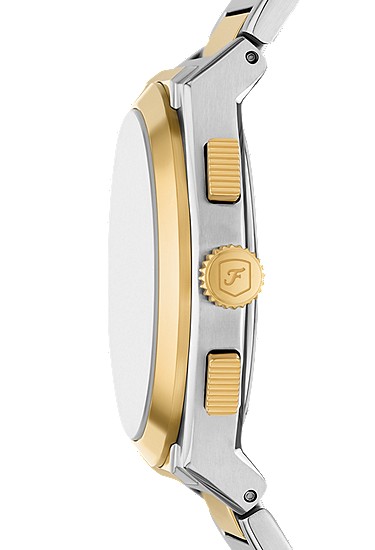 Everett 44mm Chronograph Two-Tone Stainless Steel Watch - Image 4