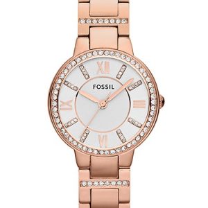 Virginia 30mm Rose-Tone Stainless Steel Watch