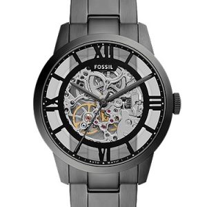 Townsman 44mm Automatic Smoke Stainless Steel Watch