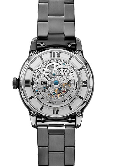 Townsman 44mm Automatic Smoke Stainless Steel Watch - Image 5