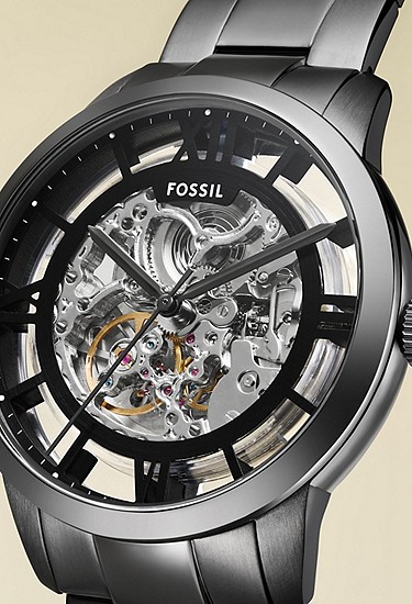 Townsman 44mm Automatic Smoke Stainless Steel Watch - Image 6