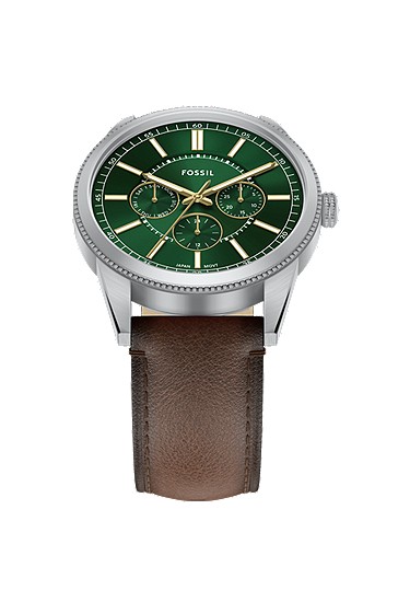 Pearson 42mm Multifunction Brown Leather Watch - Image 6