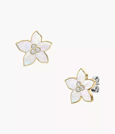 Sutton The Flower Collection Mother-of-Pearl Stud Earrings - Image 3