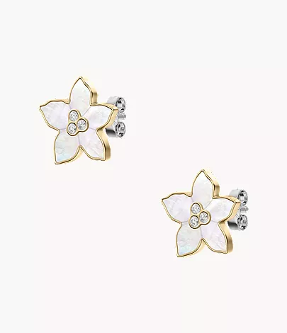 Sutton The Flower Collection Mother-of-Pearl Stud Earrings - Image 4
