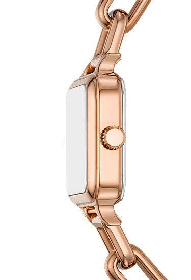 Colleen 25mm Three-Hand Rose Gold Stainless Steel Watch - Image 3