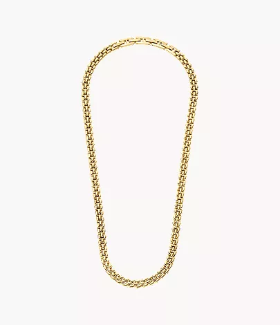 Arden Watch Links Gold-Tone Stainless Steel Chain Necklace