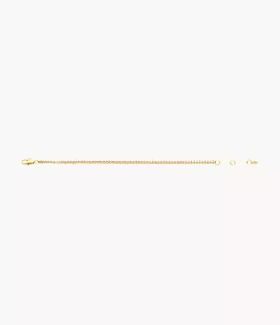Ellis Pav?? Glitz Gold-Tone Brass Tennis Chain Bracelet - Image 4