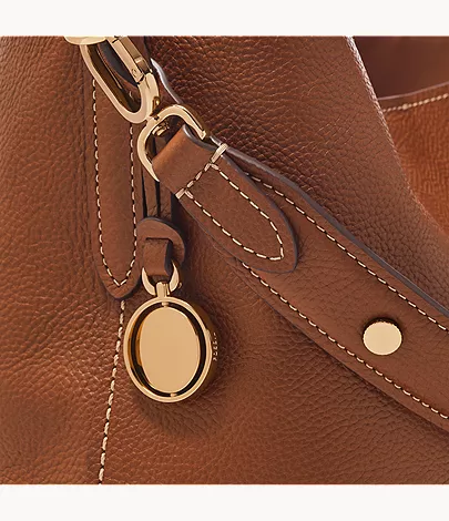 Jessie Leather Bucket Shoulder Bag - Image 6