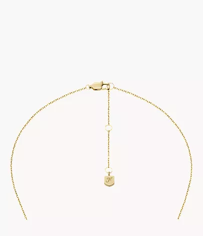 Sadie Gold-Tone Stainless Steel Heart Necklace and Earrings Gift Set - Image 5