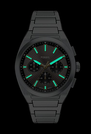 Everett 44mm Chronograph Stainless Steel Watch - Image 6