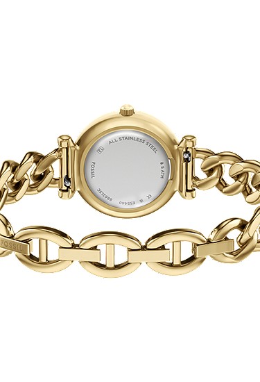 Carlie Mini 28mm Three-Hand Gold-Tone Stainless Steel Watch - Image 6