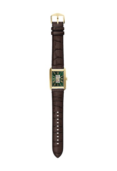 Carraway 30mm Automatic Brown Croco Leather Watch - Image 9