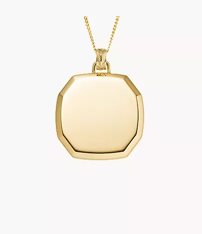 Harlow Gold-Tone Stainless Steel Pendant Necklace