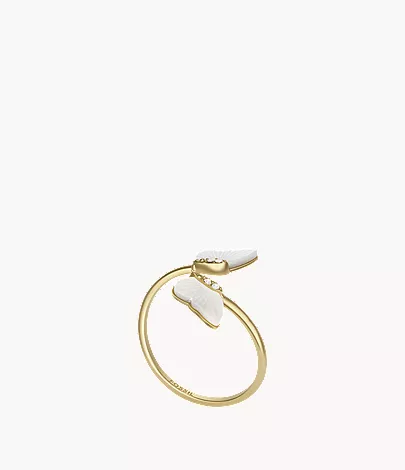 Sutton Radiant Wings White Mother-of-Pearl Butterfly Ring - Image 5