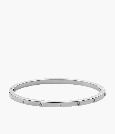 Sadie Shine Bright Stainless Steel Bangle Bracelet