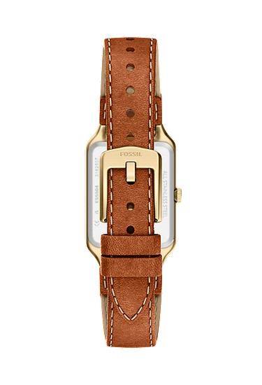 Raquel 23mm Three-Hand Date Medium Brown Leather Watch - Image 3