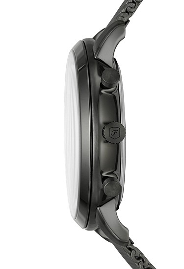 Neutra 44mm Chronograph Smoke Stainless Steel Mesh Watch - Image 3
