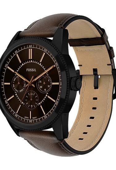 Pearson 42mm Multifunction Brown Leather Watch - Image 8