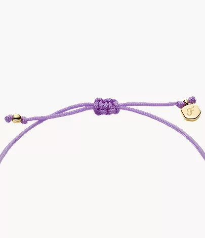 Sutton Mini Moments Lavender Gold-Tone Brass Butterfly Bracelet - Image 4