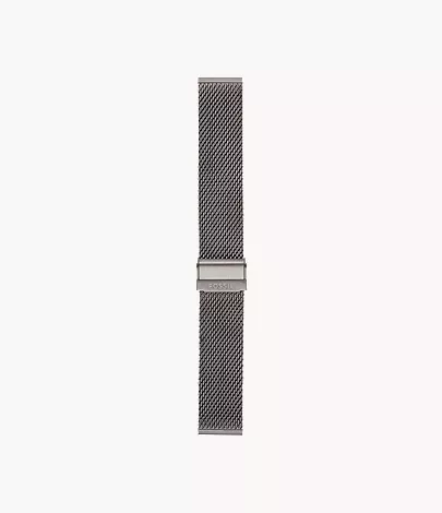 22mm Smoke Stainless Steel Mesh Bracelet
