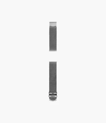 22mm Smoke Stainless Steel Mesh Bracelet - Image 2