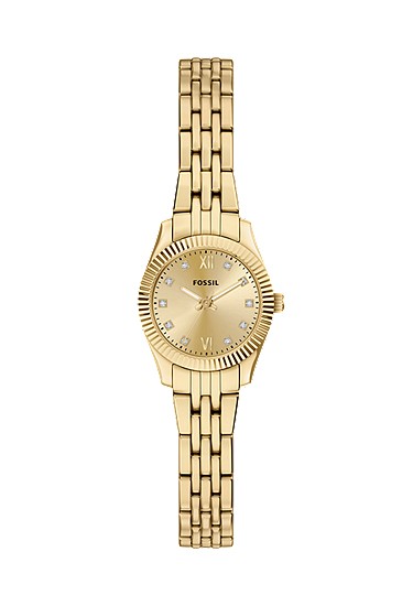 Scarlette Mini 20mm Three-Hand Gold-Tone Stainless Steel Watch