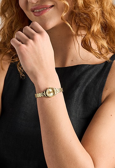 Scarlette Mini 20mm Three-Hand Gold-Tone Stainless Steel Watch - Image 2