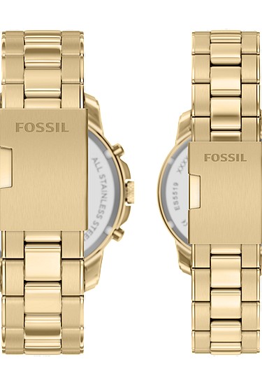 Grant 44mm Chronograph Gold-Tone Stainless Steel Watch Set - Image 3