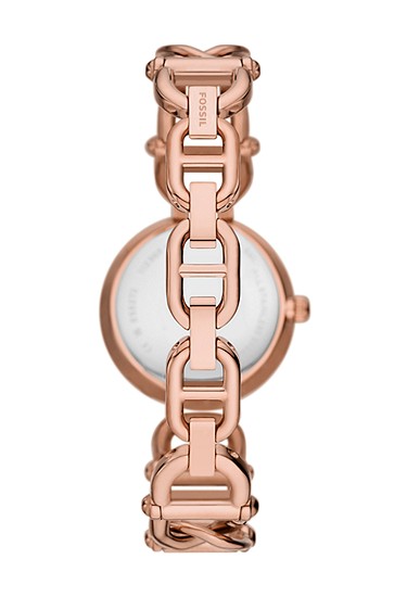 Carlie 30mm Three-Hand Rose Gold-Tone Stainless Steel Watch - Image 3