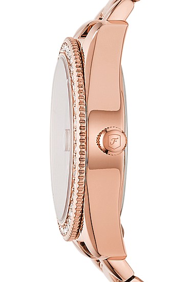 Scarlette 33mm Three-Hand Date Rose Gold-Tone Stainless Steel Watch - Image 2
