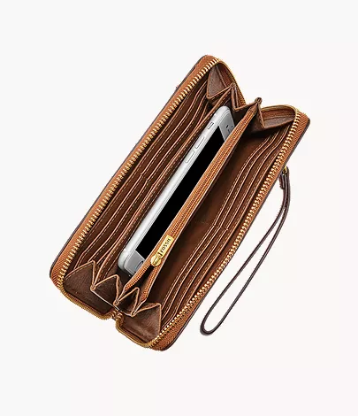 Logan RFID Zip Around Clutch - Image 2