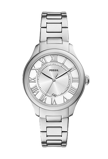 Gilmore 38mm Three-Hand Date Stainless Steel Watch