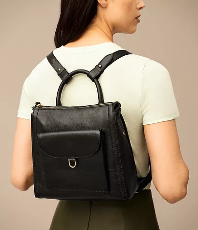 Parker Leather Small Backpack - Image 2