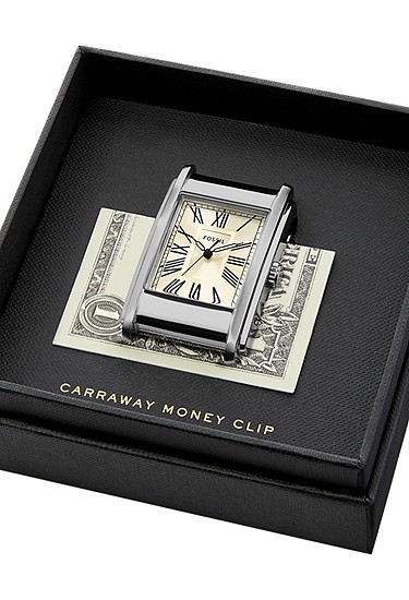Carraway 30mm Three-Hand Money Clip Watch - Image 5