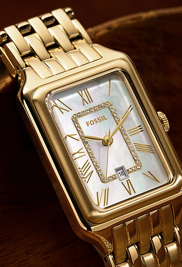 Raquel 26mm Three-Hand Date Gold-Tone Stainless Steel Watch - Image 6