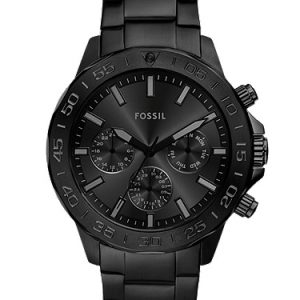 Bannon 45mm Multifunction Black Stainless Steel Watch