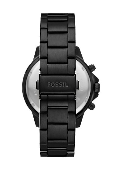 Bannon 45mm Multifunction Black Stainless Steel Watch - Image 2