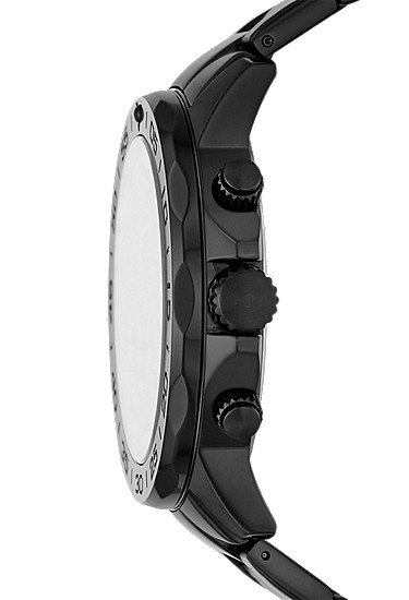 Bannon 45mm Multifunction Black Stainless Steel Watch - Image 3