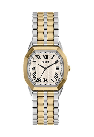 Harlow 33mm Three-Hand Two-Tone Stainless Steel Watch