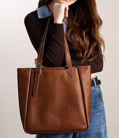 Evie Leather Tote