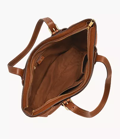 Evie Leather Tote - Image 3