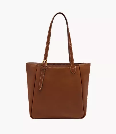 Evie Leather Tote - Image 4