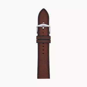 22mm Dark Brown LiteHide? Leather Strap