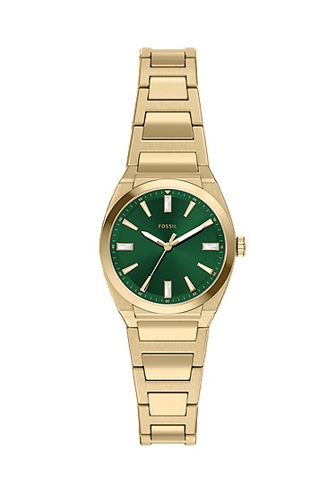 Everett 27mm Three-Hand Gold-Tone Stainless Steel Watch