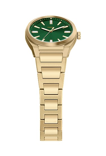 Everett 27mm Three-Hand Gold-Tone Stainless Steel Watch - Image 5