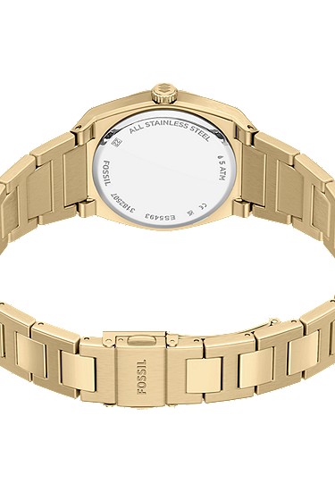 Everett 27mm Three-Hand Gold-Tone Stainless Steel Watch - Image 6